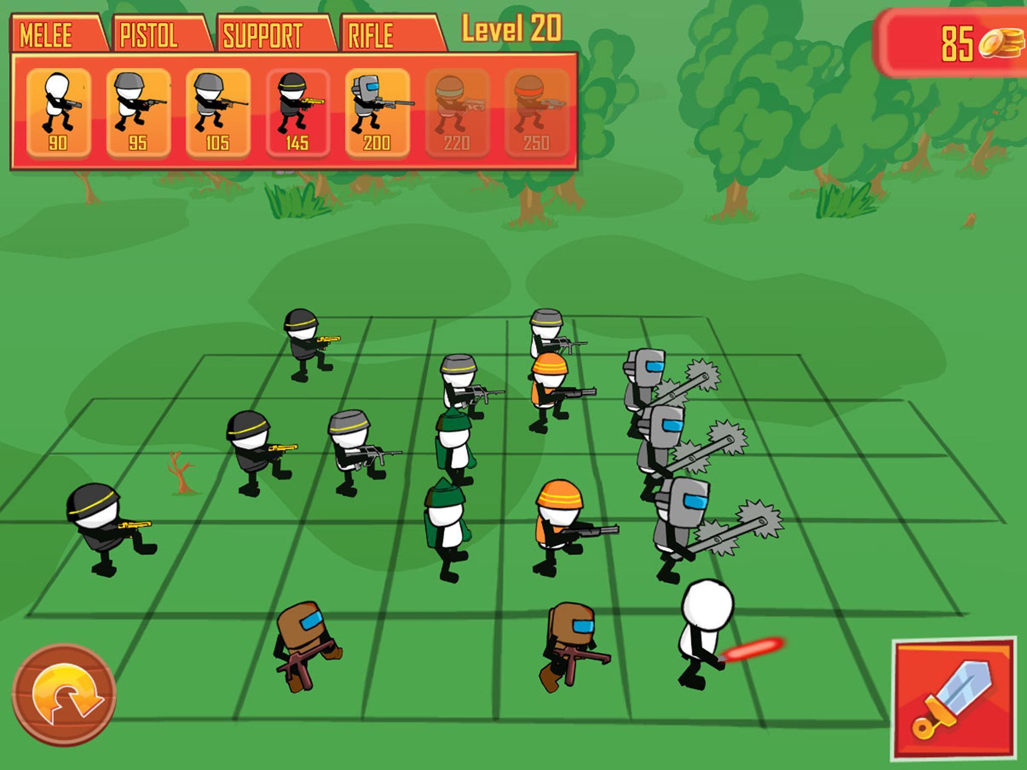 Stickman Gun Battle Simulator Game Screenshot