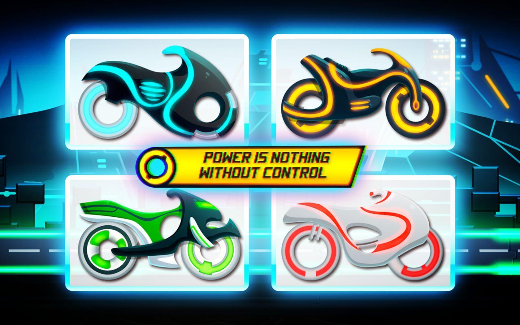 Screenshot 1 of Bike Race Game: Traffic Rider di Neon City 3.62