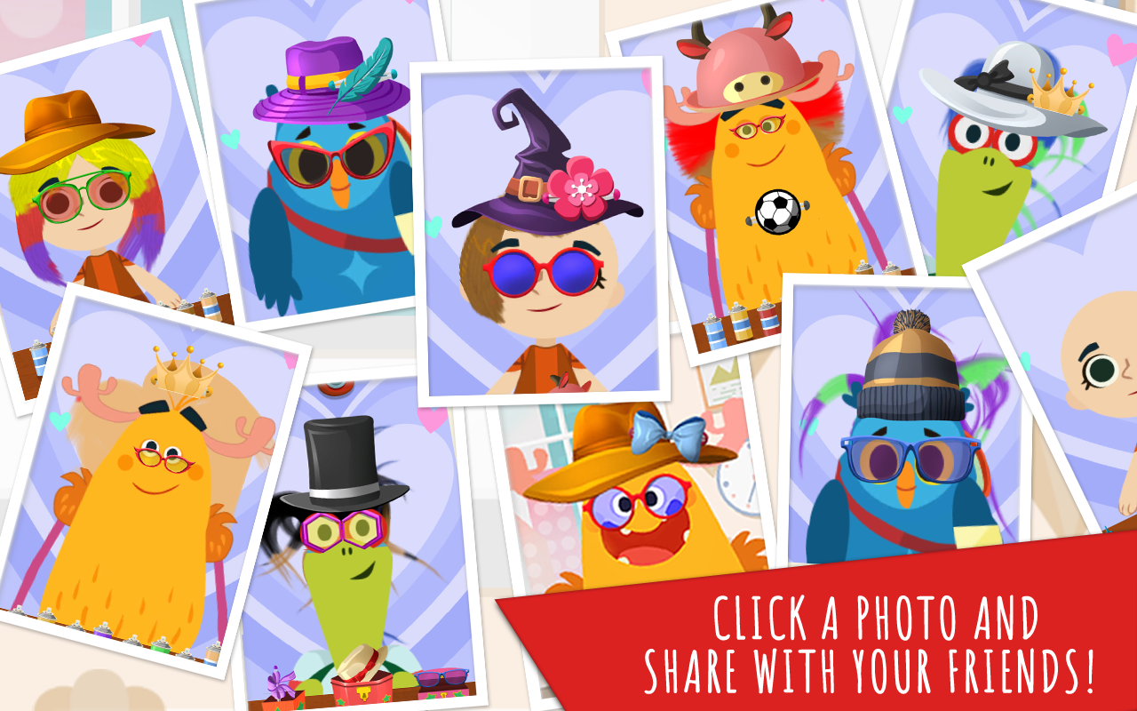 Kids Hair Salon - KinToons - Haircut game for kids 게임 스크린샷