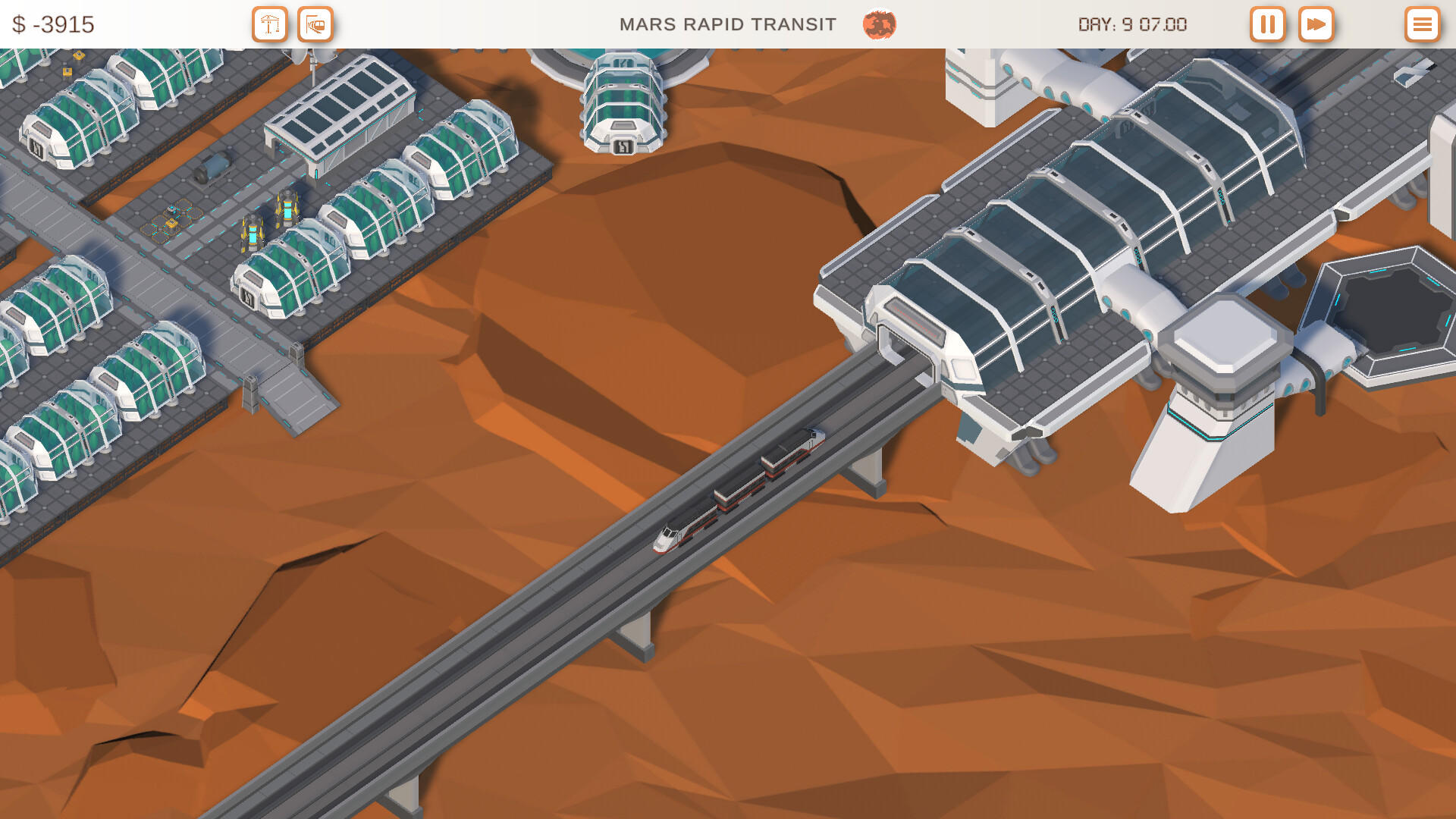 Screenshot 1 of รถไฟฟ้าขนส่งมวลชนดาวอังคาร 
