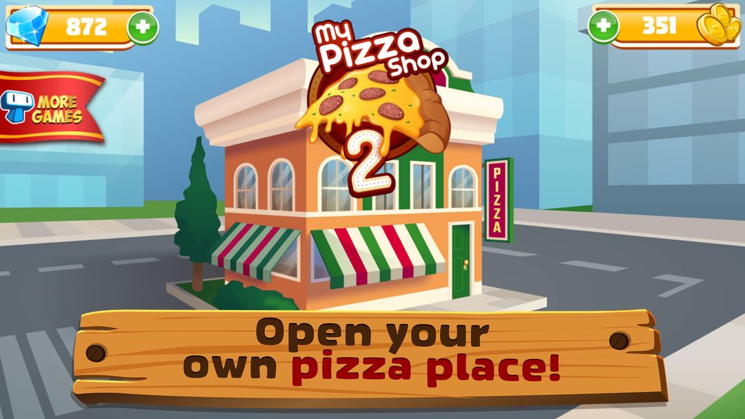 Screenshot of My Pizza Shop 2: Food Games