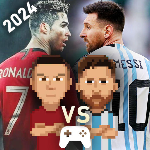 Скриншот игры Messi vs Ronaldo Football Game