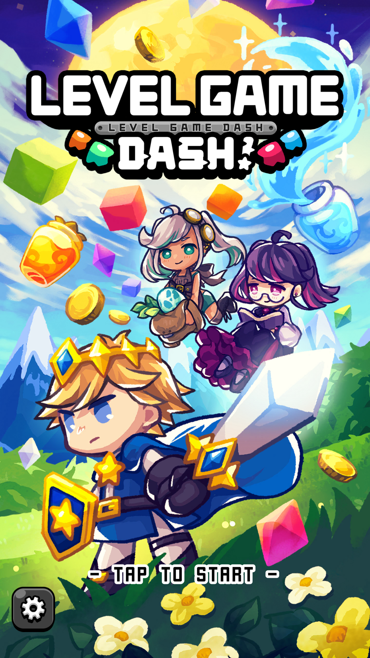 Cuplikan Layar Game LevelGame DASH!