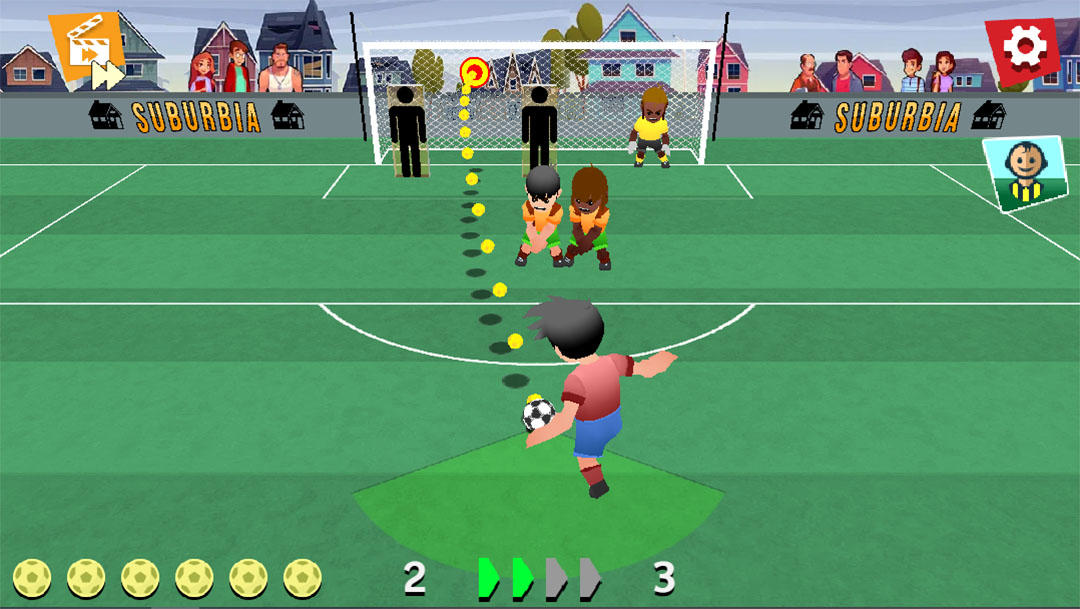 FreeKick Screamers - Football ภาพหน้าจอเกม