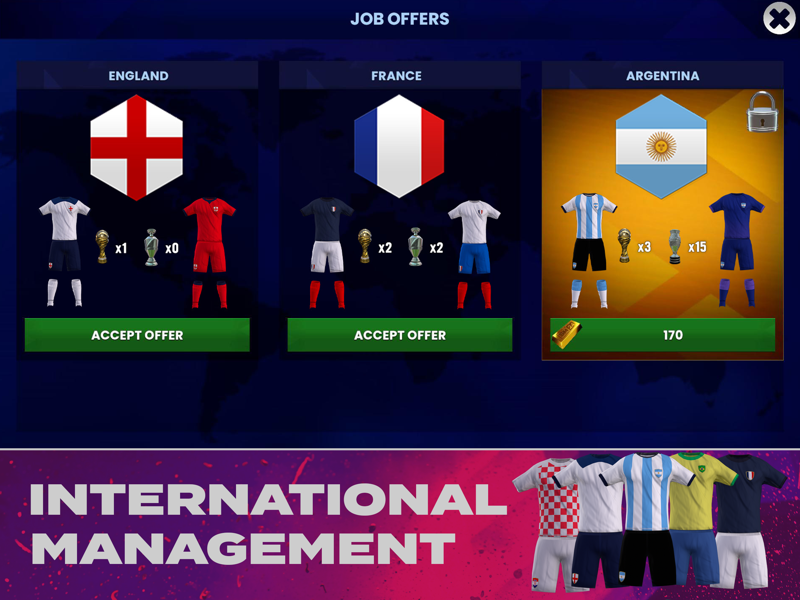 Soccer Manager 2024 - Football Game Screenshot