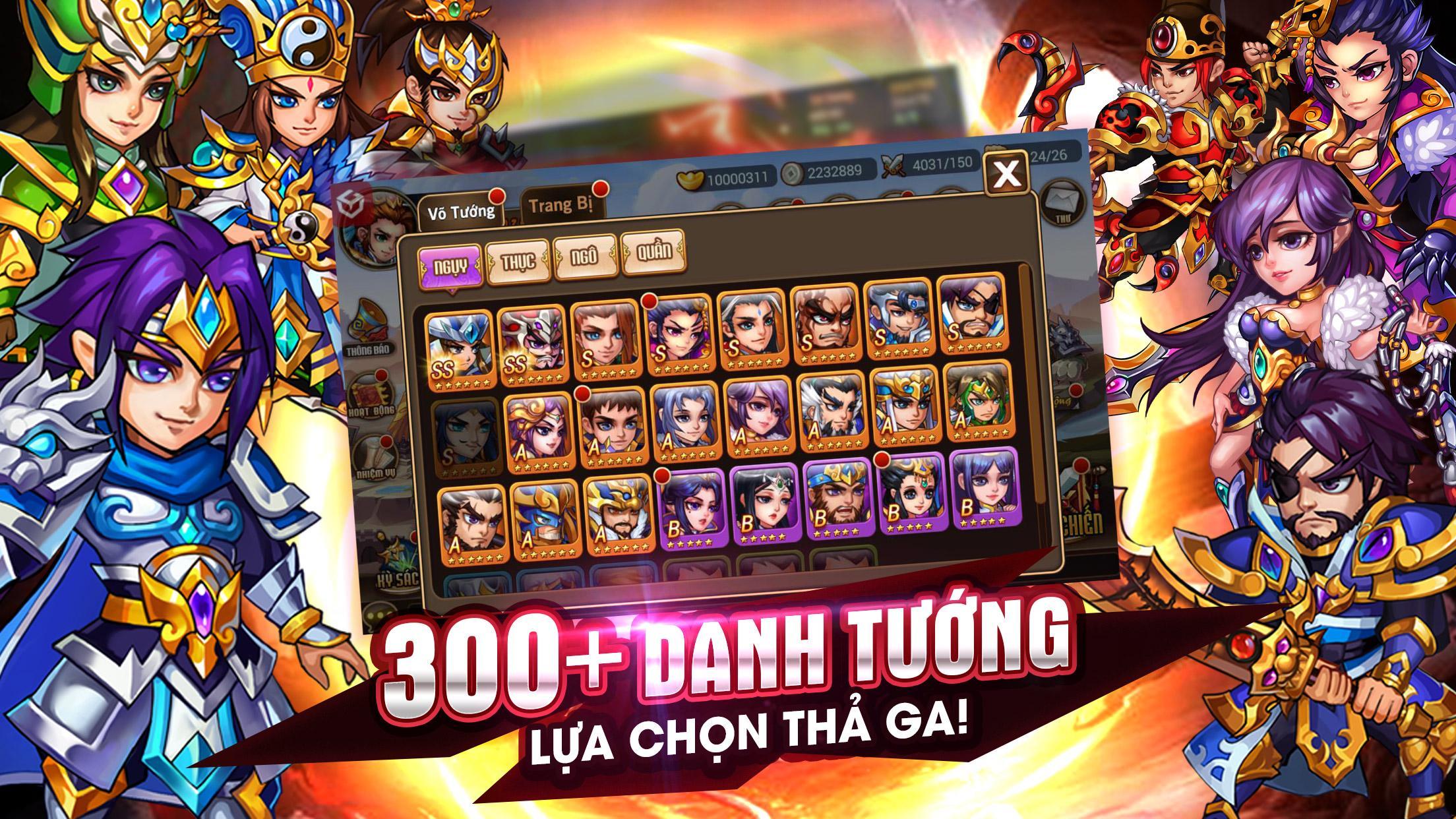 Soái Ca Tam Quốc Game Screenshot