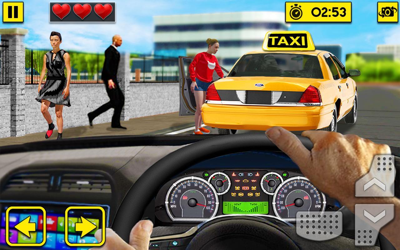 Screenshot 1 of 도시 택시 운전 시뮬레이션 2020 : 무료 택시 드라이버 게임 1.2.5