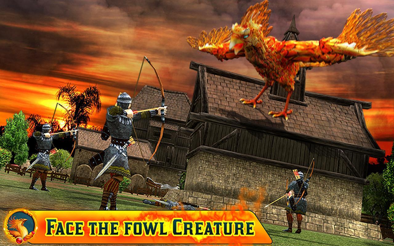 Angry Phoenix Revenge 3D Game Screenshot