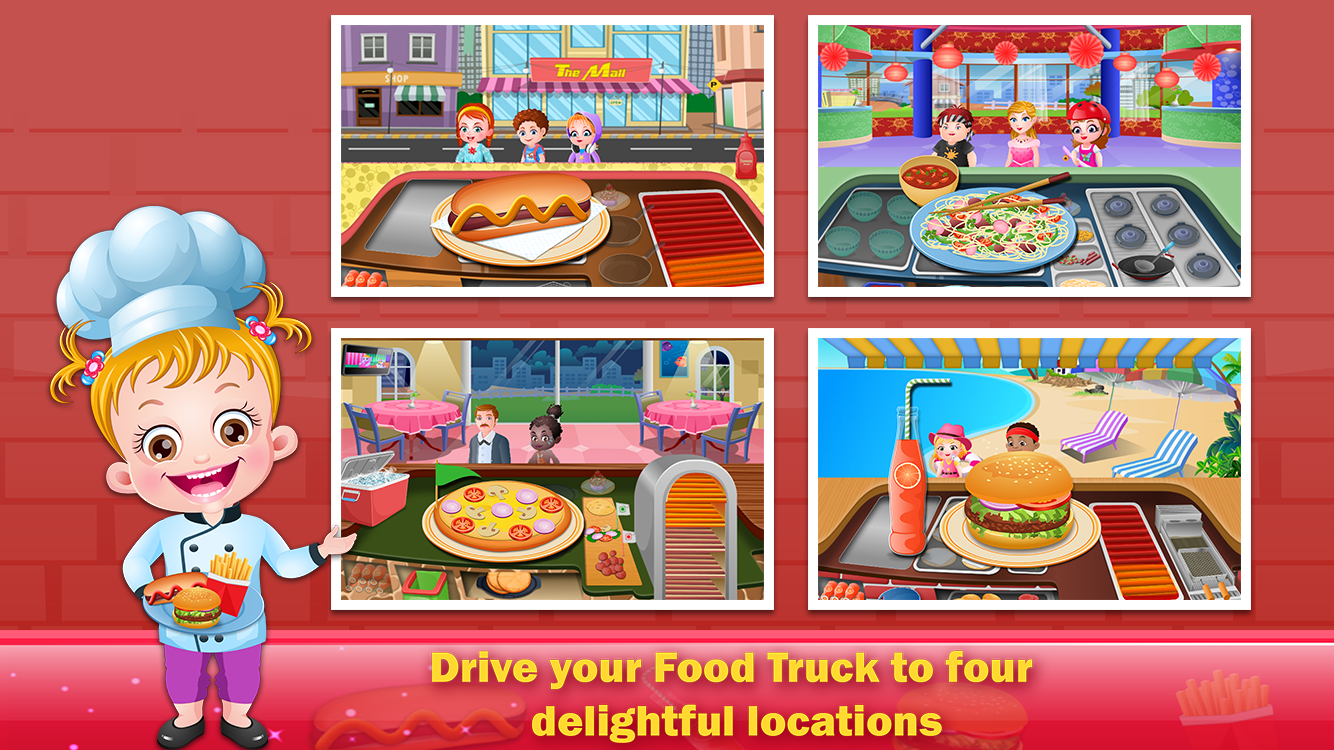Baby Hazel Food Truck Game Screenshot