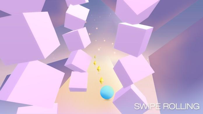 Swipe Rolling - 現代藝術風格的滾球遊戲 遊戲截圖