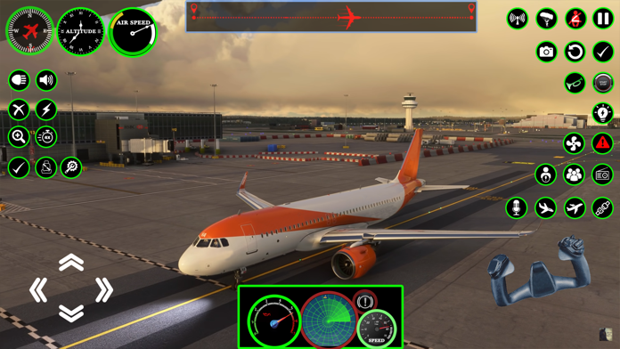 Airplane Games Flight Sim 2023 android iOS apk download for free
