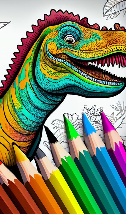 Dinosaurios Libro Para Colorear Dino version móvil androide iOS descargar  apk gratis-TapTap