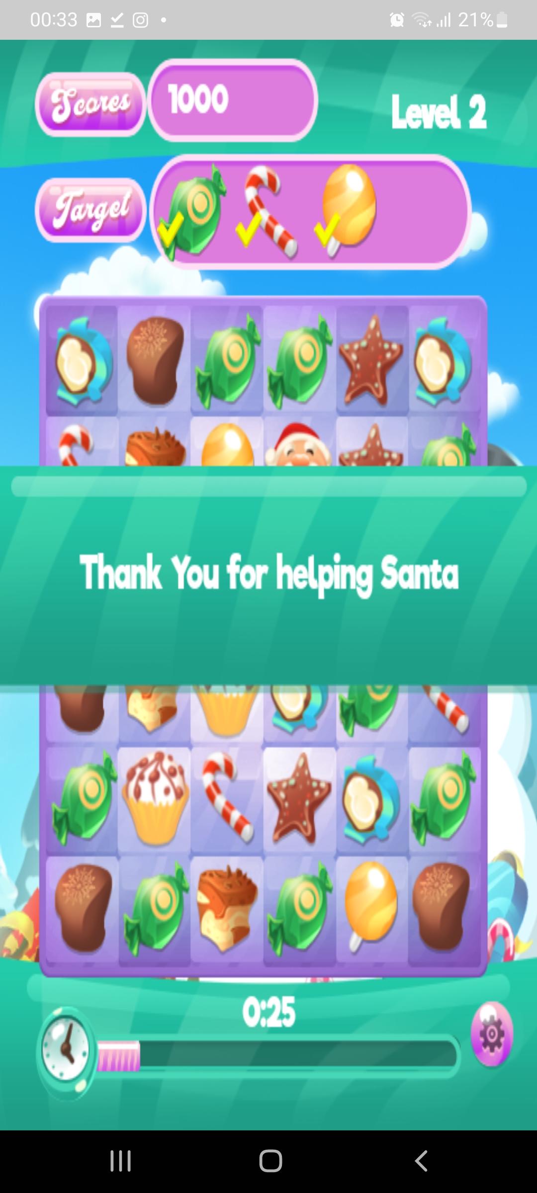 Candy Christmas 게임 스크린샷