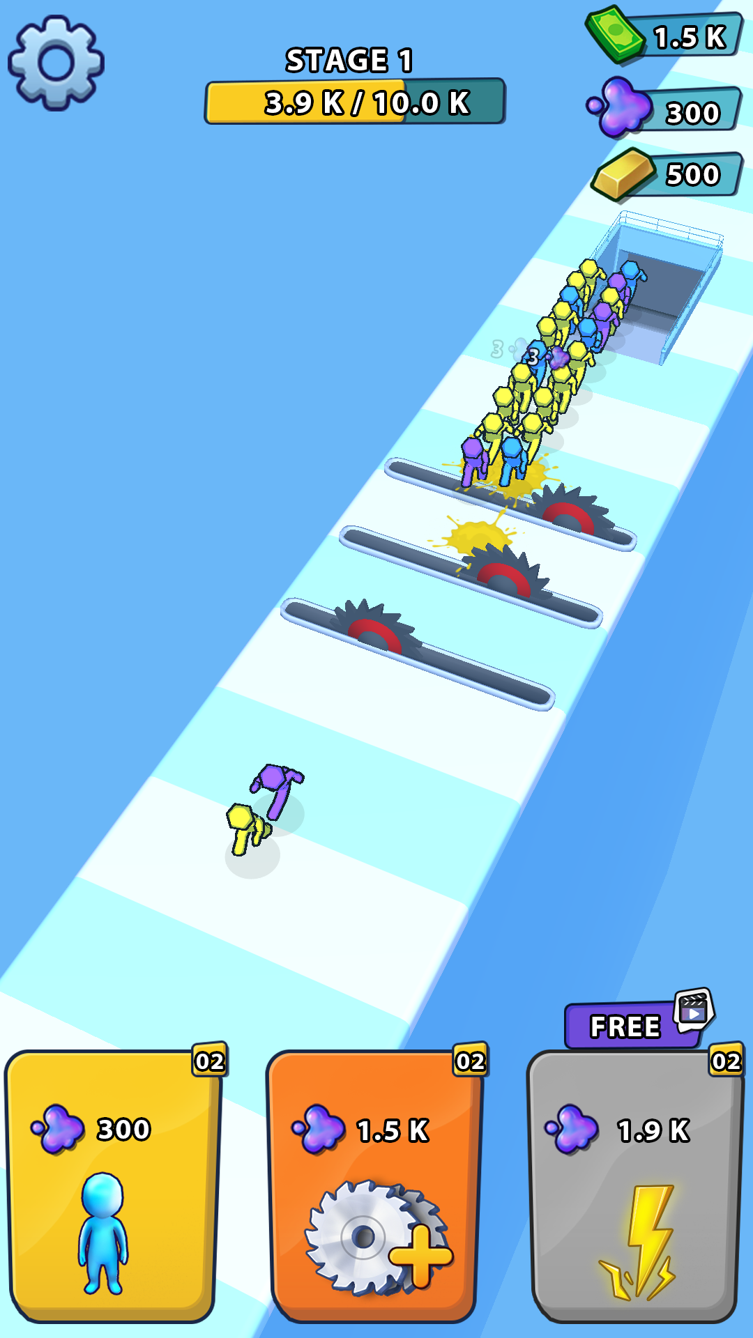 Enemies Master Squish Trap Game Screenshot