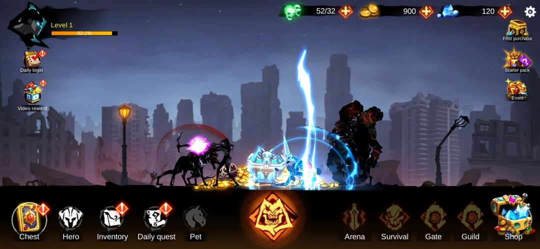 Shadow Lord: Legends Knight screenshot game