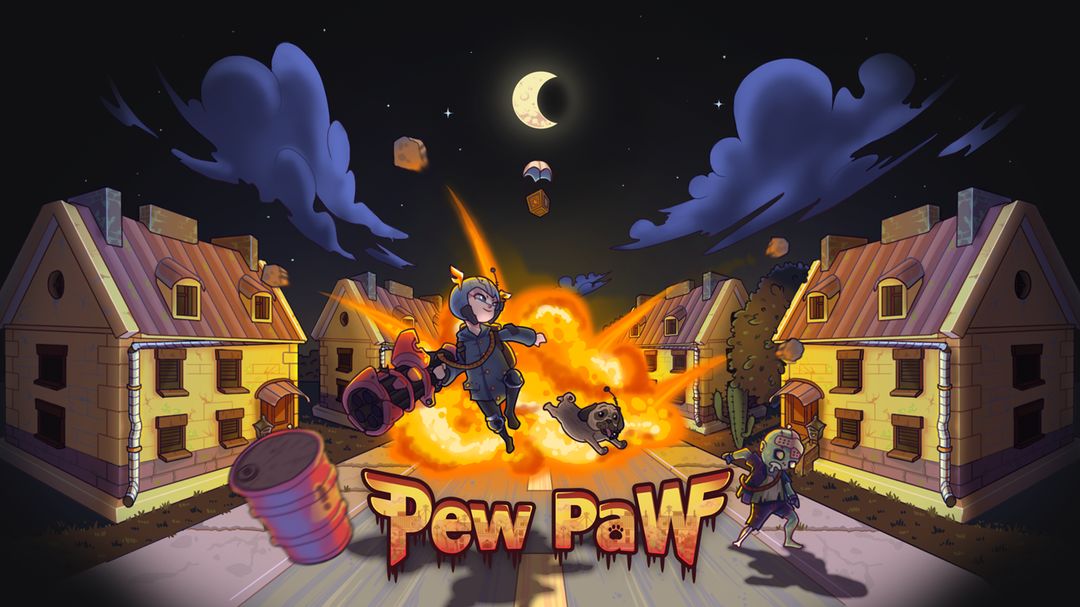 Screenshot of Pew Paw - Zombie shooter