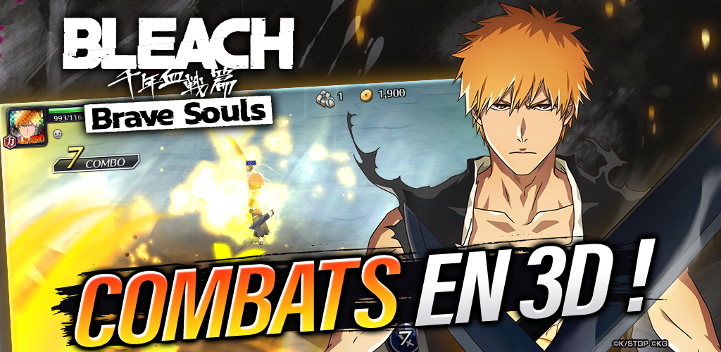 Banner of Bleach: Brave Souls jeu anime 