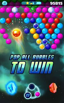 Supernova Bubble Puzzle Game Screenshot