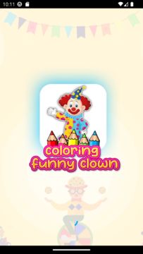 coloring funny clown Game Screenshot