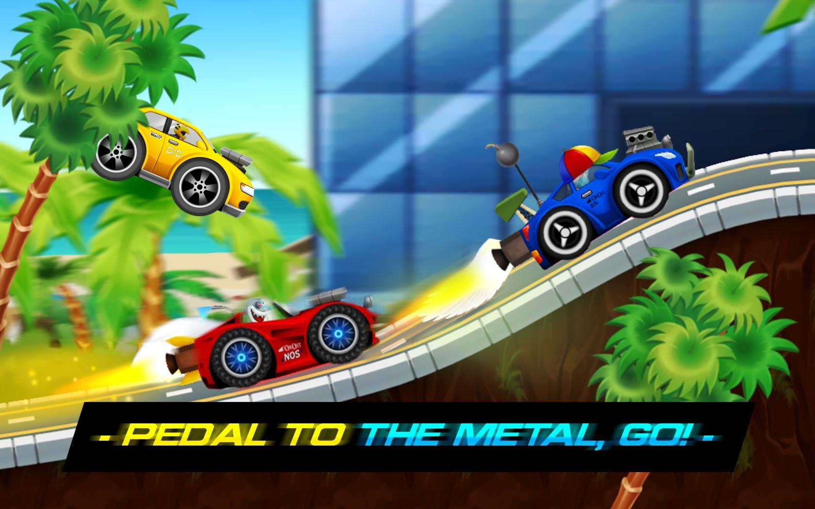 Sports Cars Racing: Chasing Cars on Miami Beach Game Screenshot