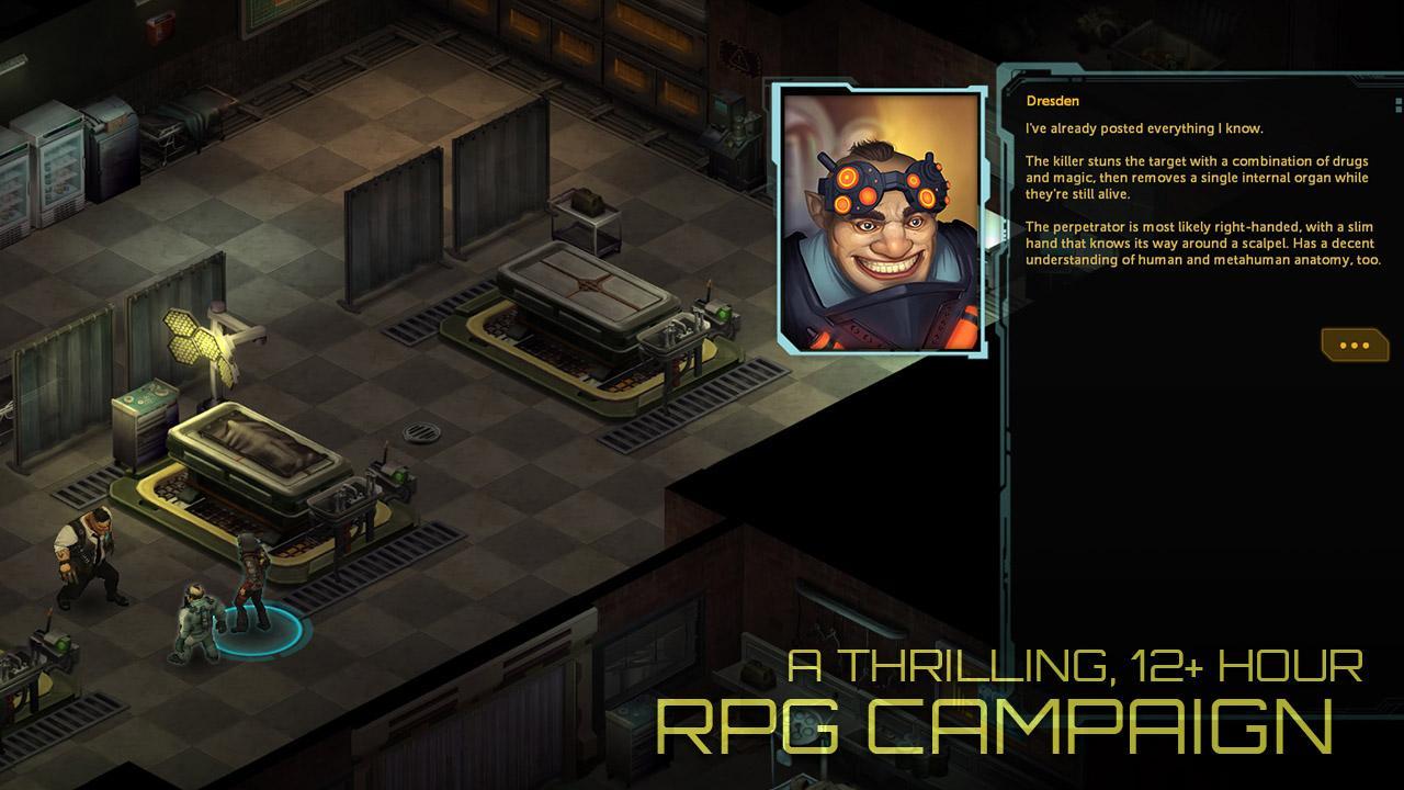 Shadowrun Returns Game Screenshot