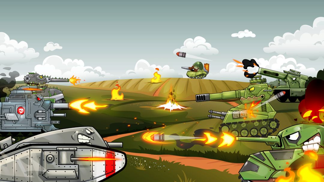 Merge Master Tanks: Tank wars 게임 스크린 샷