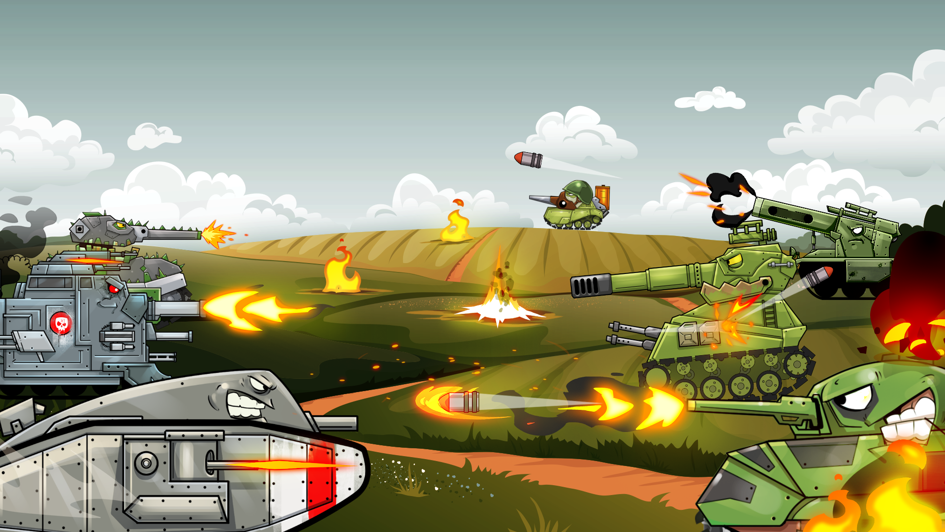 Merge Master Tanks: Tank wars Game Screenshot