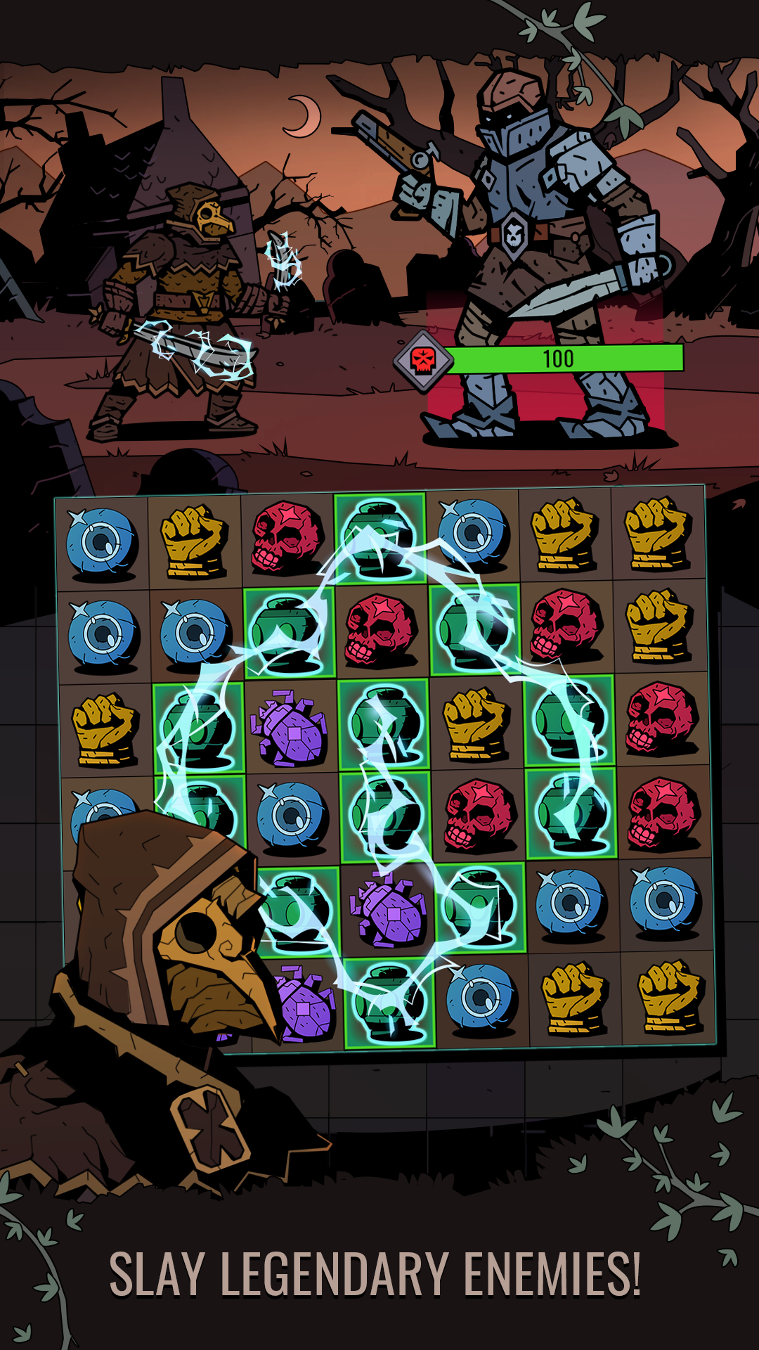 Path of Puzzles: Match-3 RPG Game Screenshot