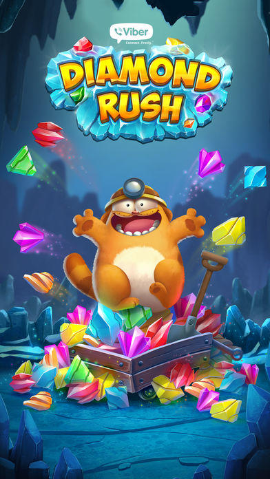 Viber Diamond Rush Game Screenshot