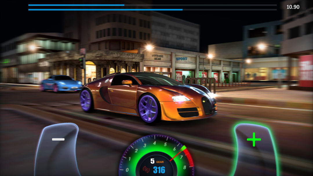 Screenshot of GT Club Drag Racing Car Game