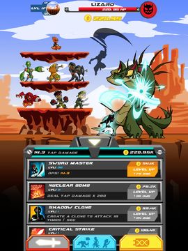 Monsters Impact : Tap Clicker ภาพหน้าจอเกม