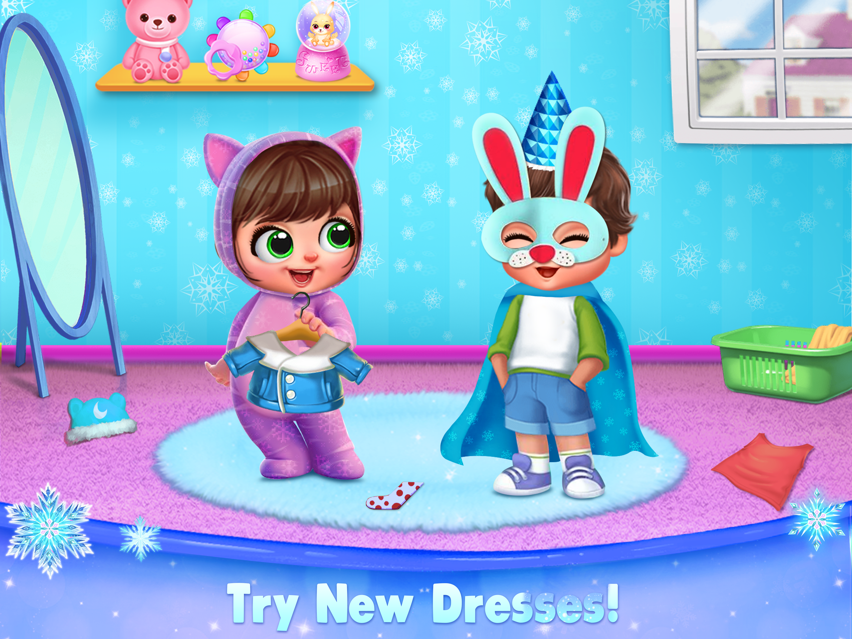 Ice Princess Mommy Baby Twins Game Screenshot