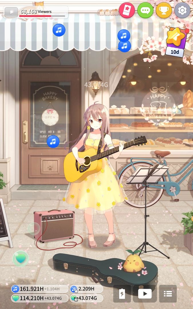 Screenshot of Guitar Girl