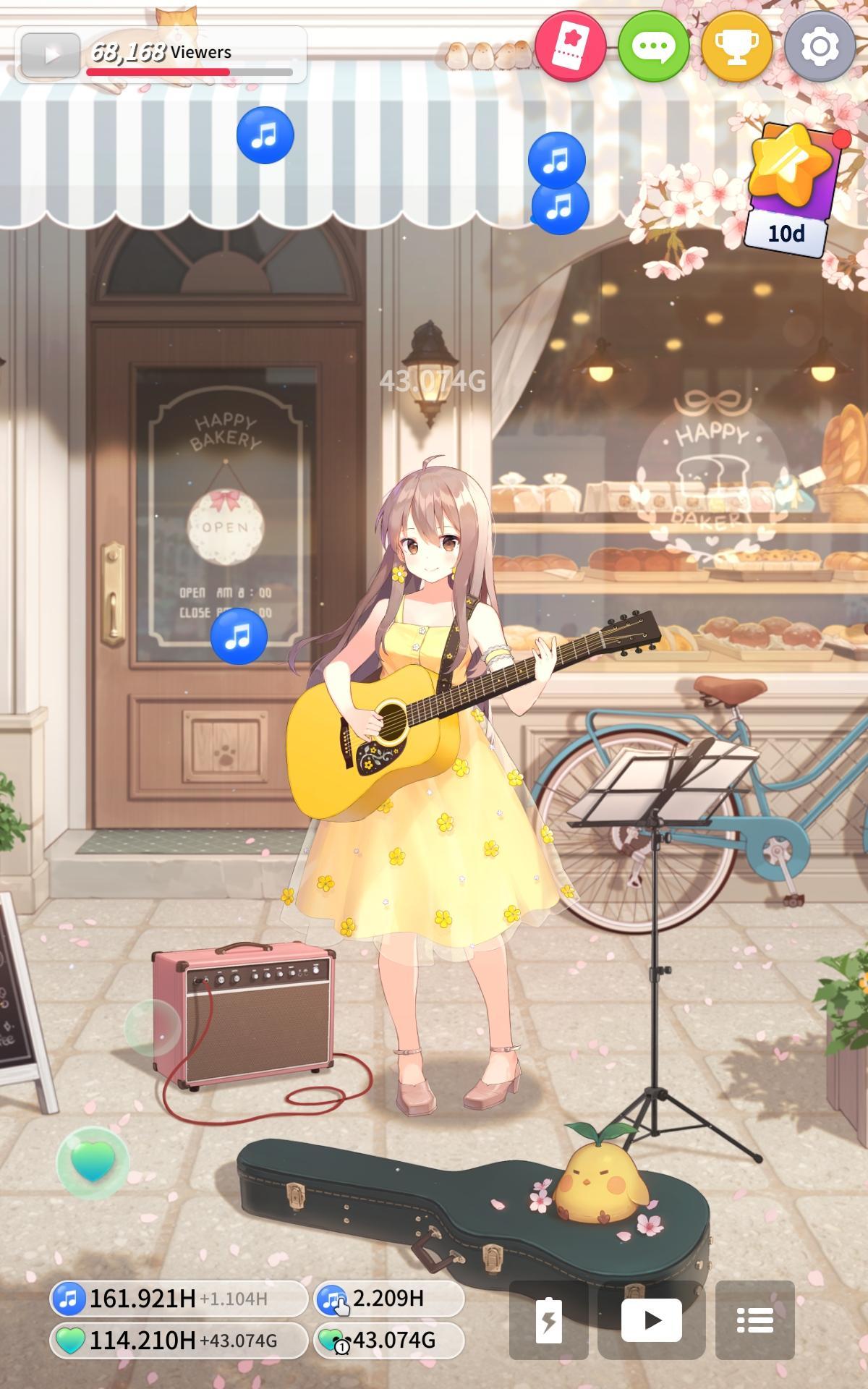 Guitar Girl Game Screenshot