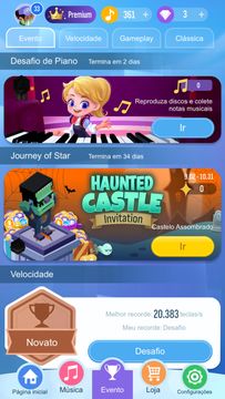 Captura de Tela do Jogo Piano Tiles 2™ - Jogo de Piano