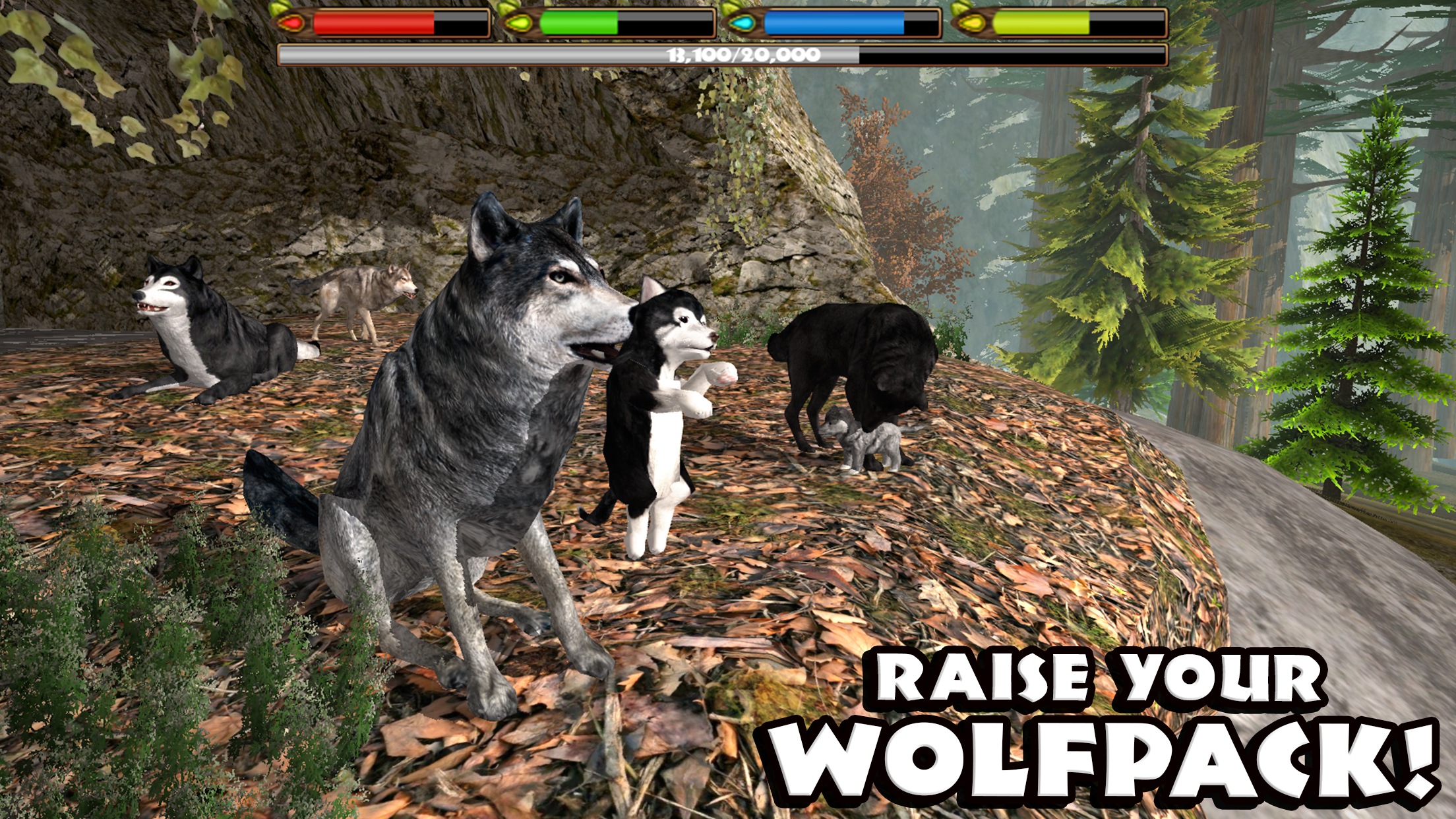 Ultimate Wolf Simulator Game Screenshot