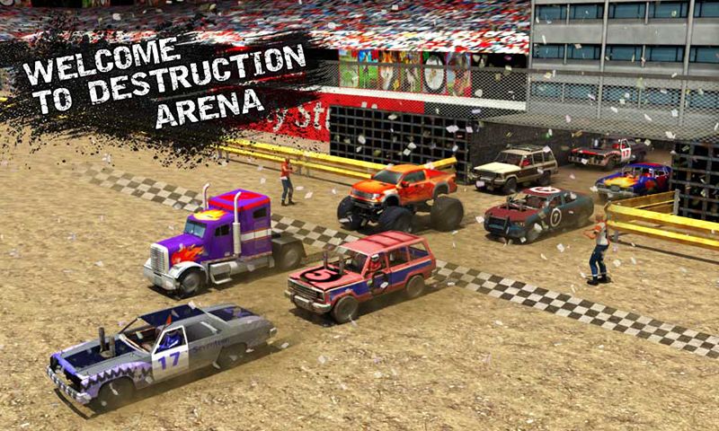 Xtreme Demolition Derby Racing screenshot game