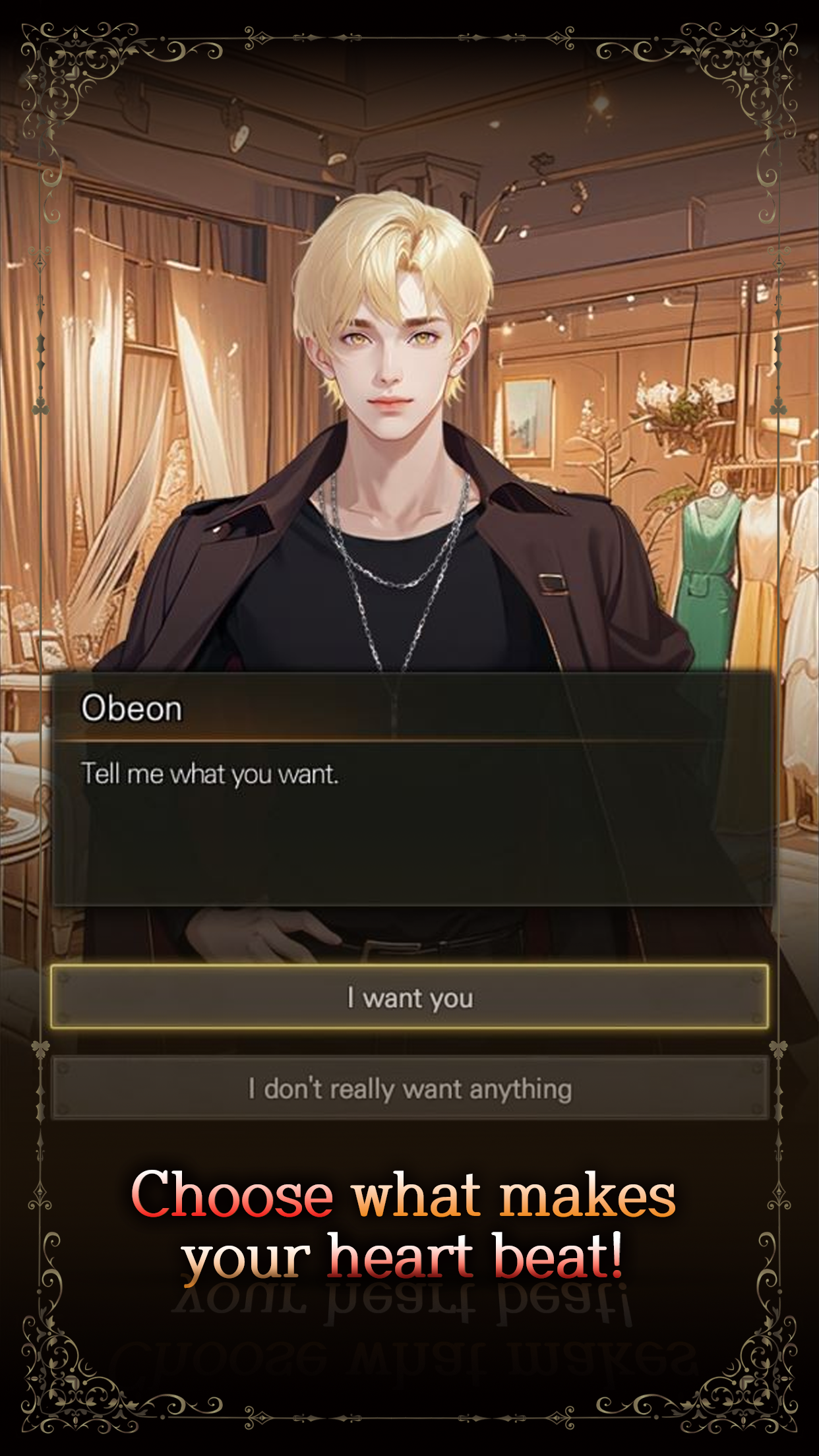 Kiss the Dragon: Fantasy otome Game Screenshot