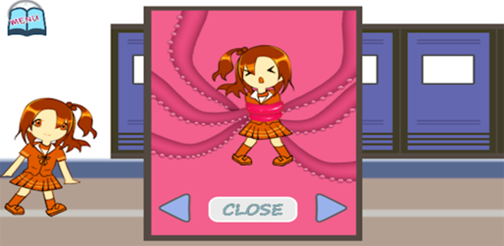 Screenshot of Girl School Locker