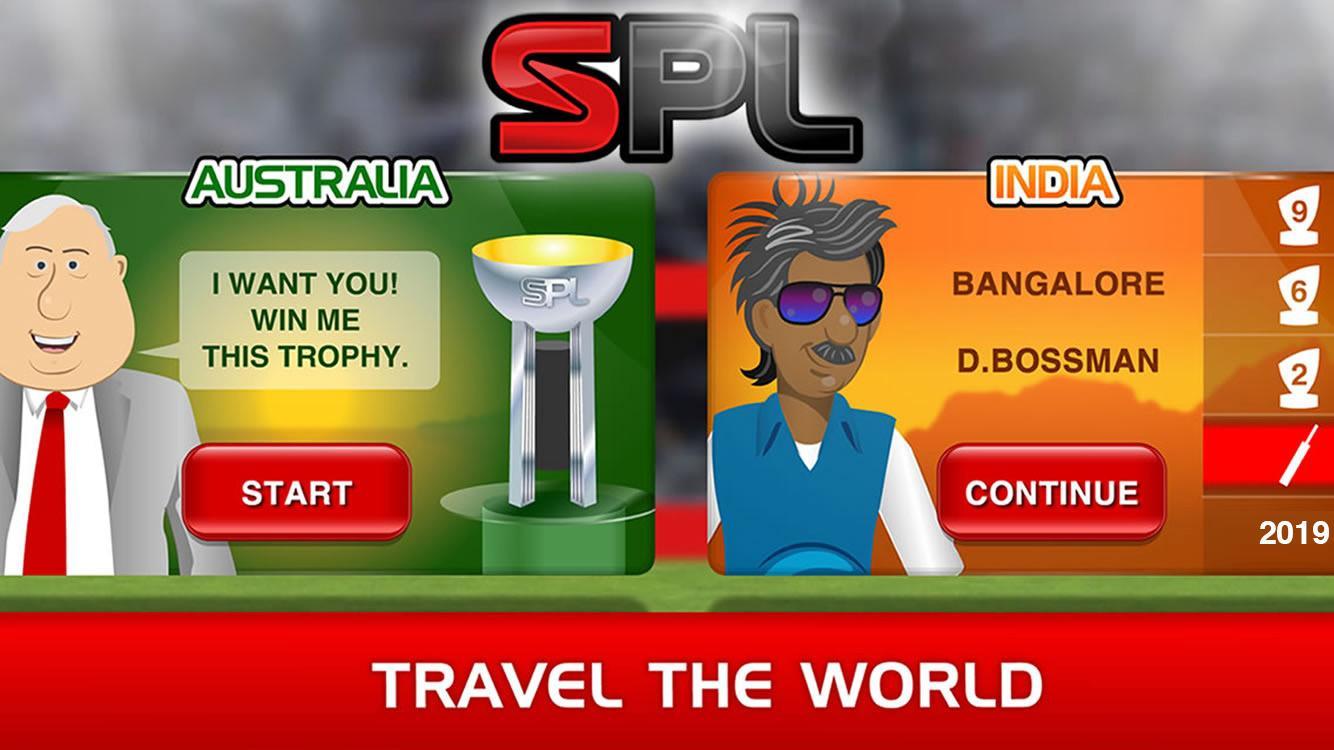 Stick Cricket Premier League Game Screenshot