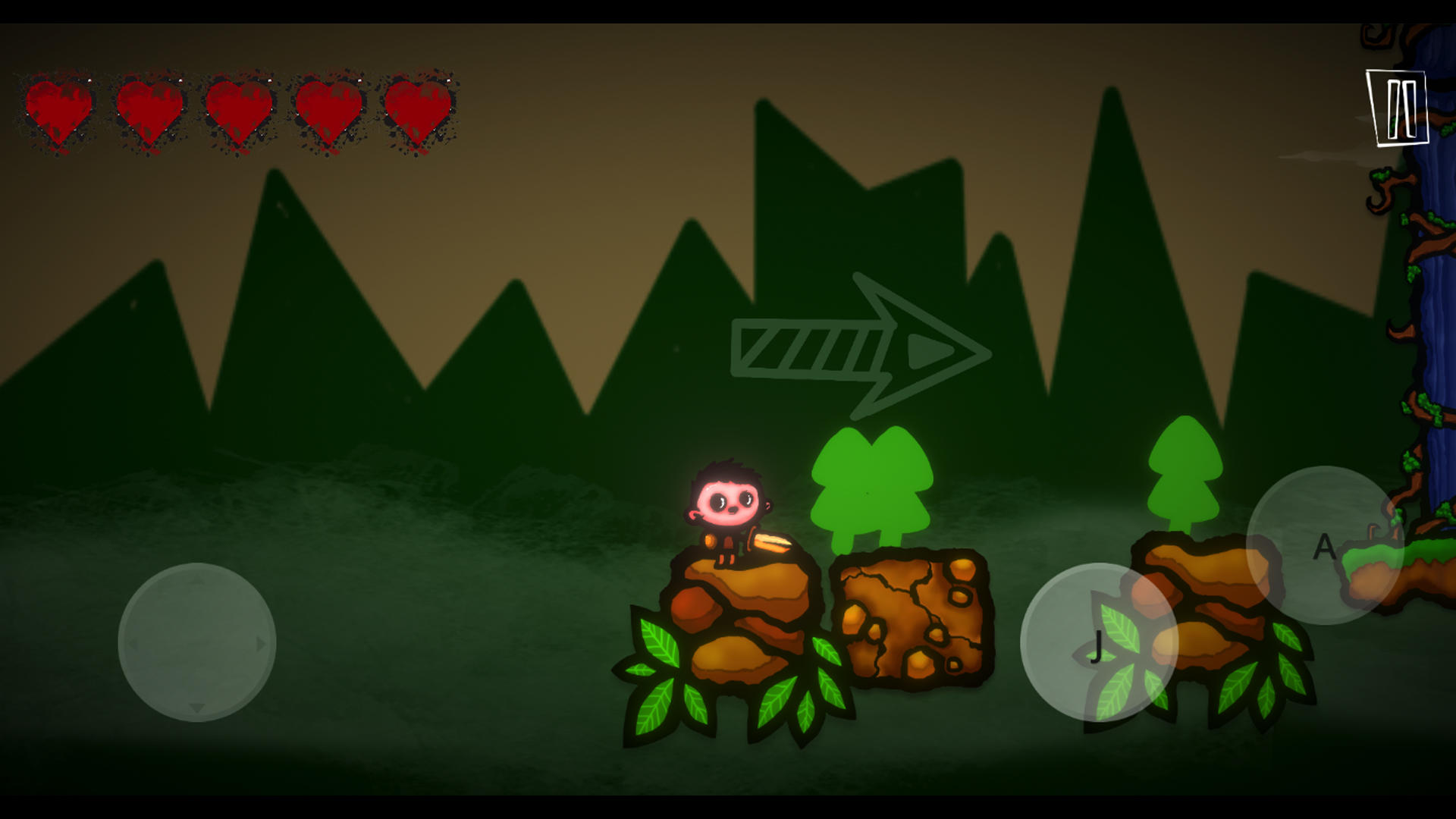 D-Platformer Game Screenshot