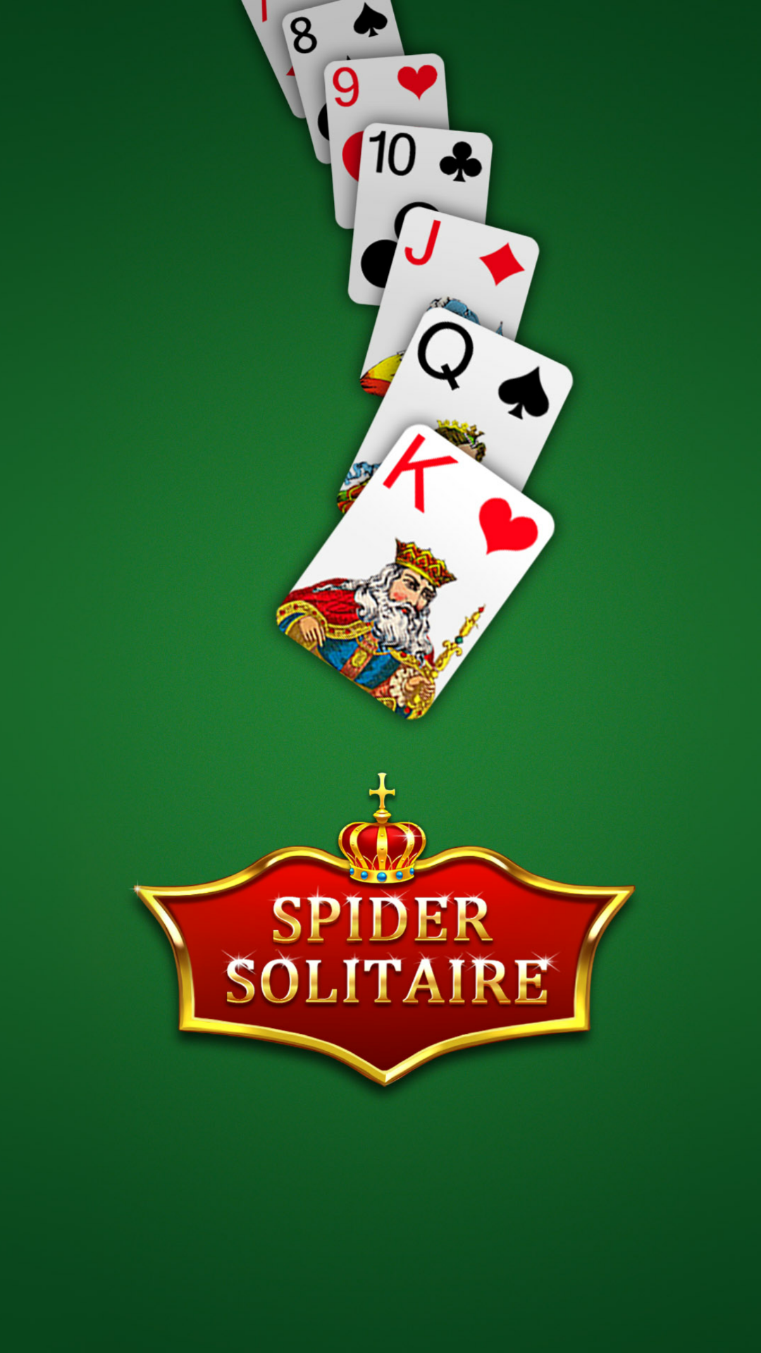 Spider Solitaire Game Screenshot