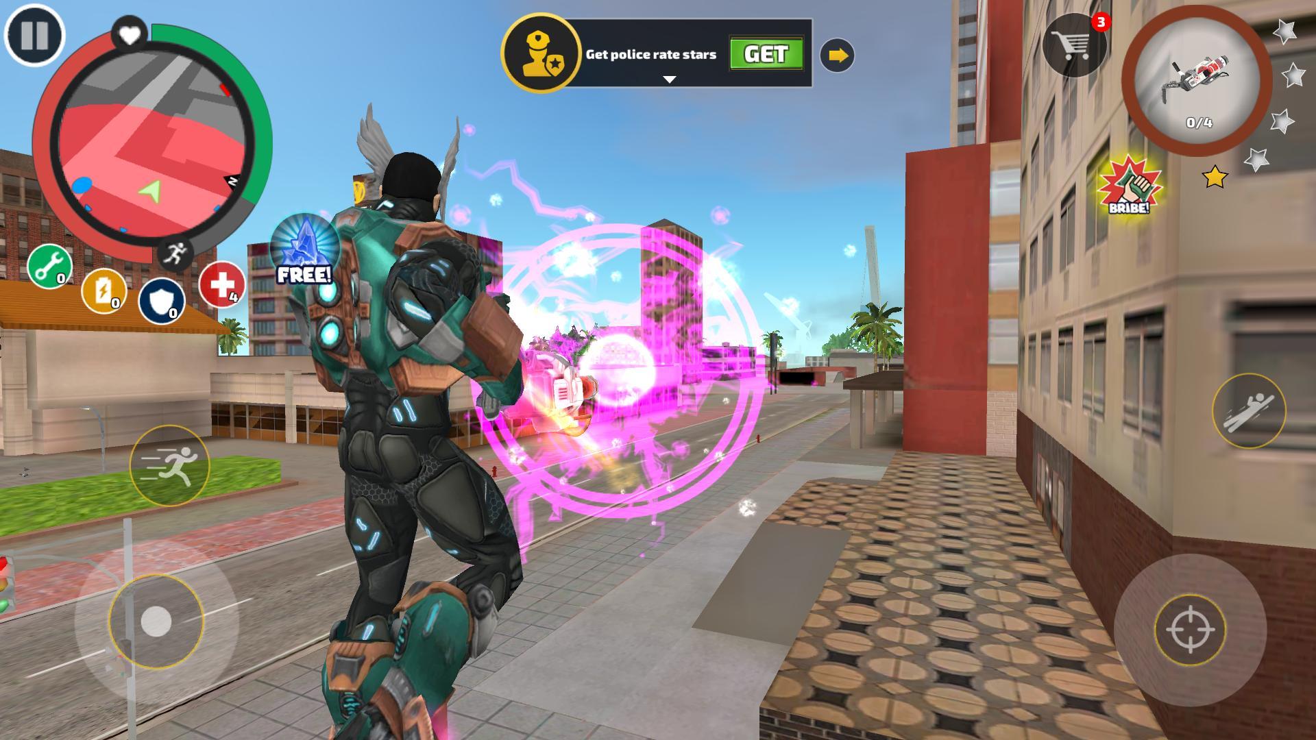 Screenshot of Rope Hero: Vice Town