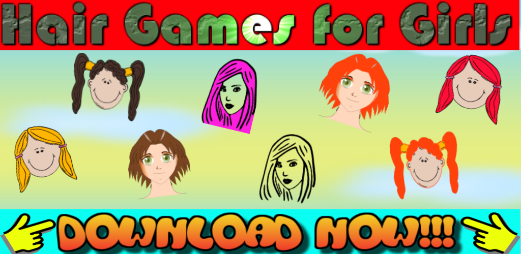 Banner of 소녀들을 위한 헤어 게임 1.0
