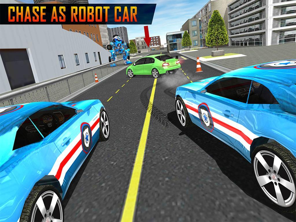 Police Car Robot Superhero ภาพหน้าจอเกม