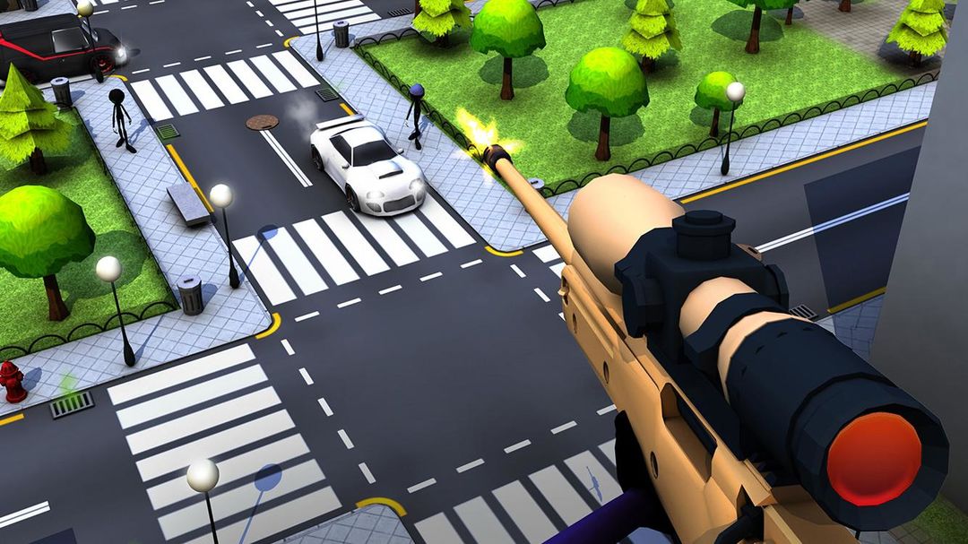 Amazing Hoverboard Sniper 2017 screenshot game