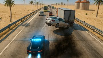 Police Car Traffic 게임 스크린샷