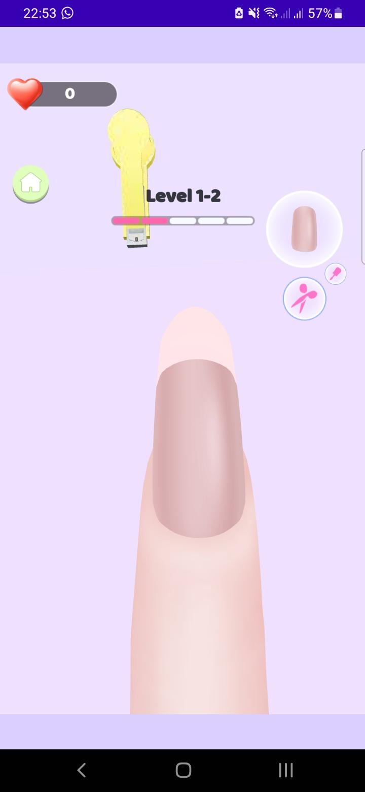 Screenshot of Nail Salon Girl Game