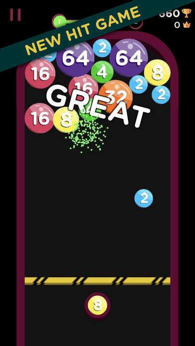 1024Bubble Game Screenshot