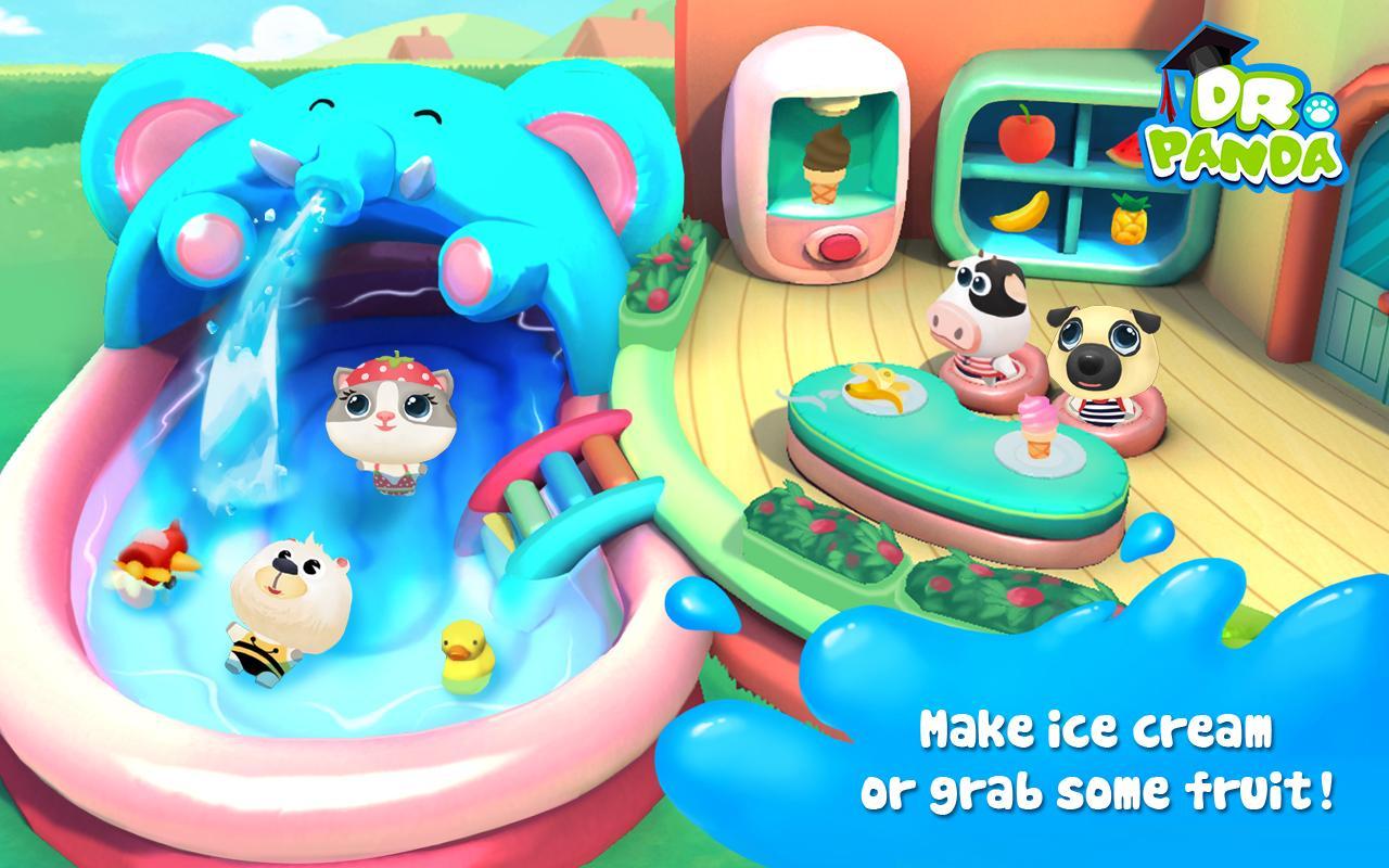 Dr. Panda's Swimming Pool Game Screenshot